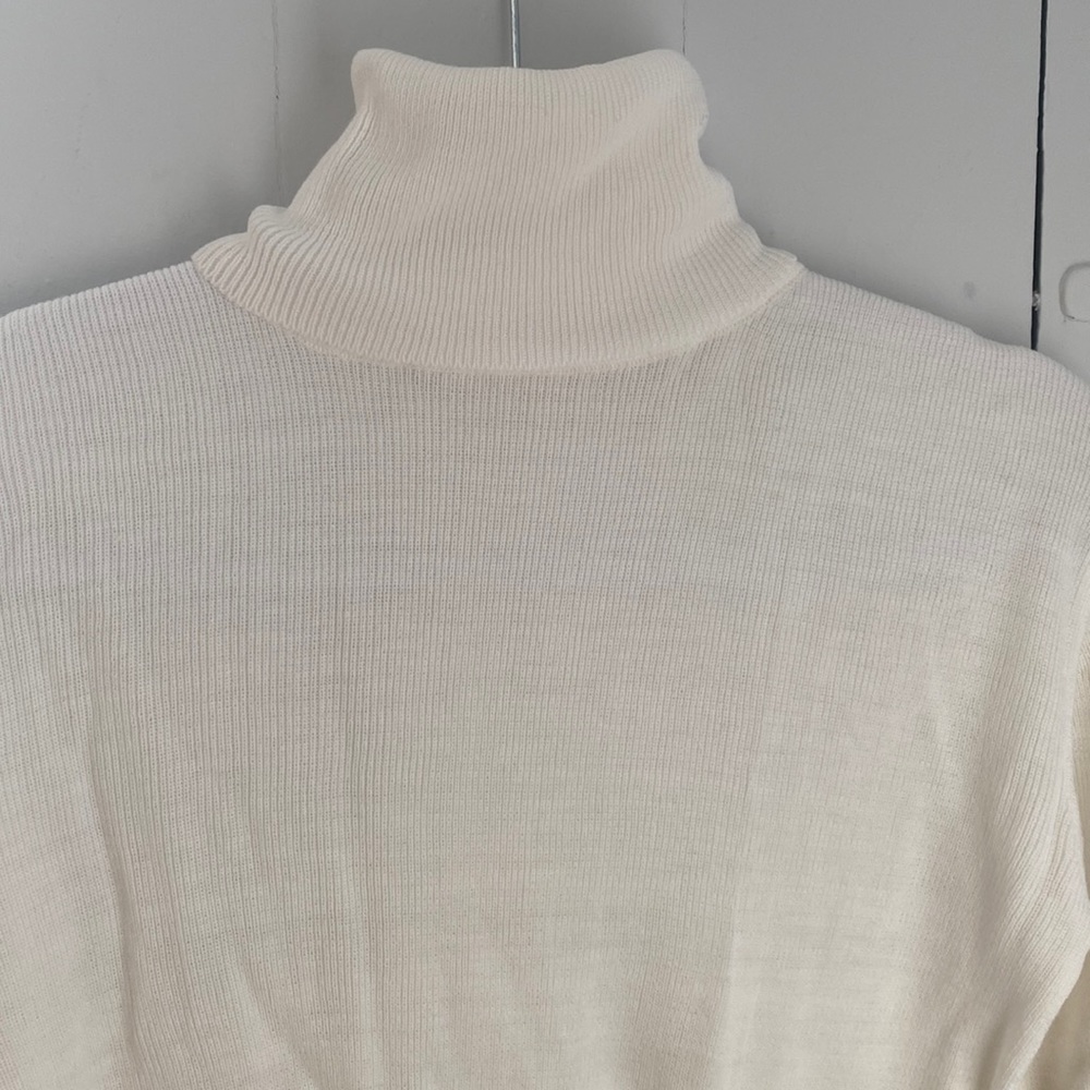 Cezar Men’s Ivory Turtleneck